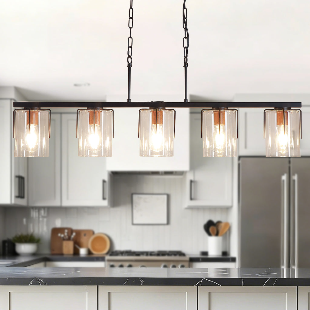 5-Light Linear Chandelier