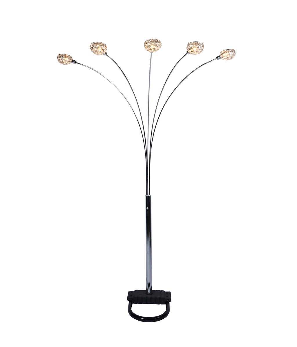 1pc Modern Design Classic Luxury Sleek Multi-head Floor Lamp
