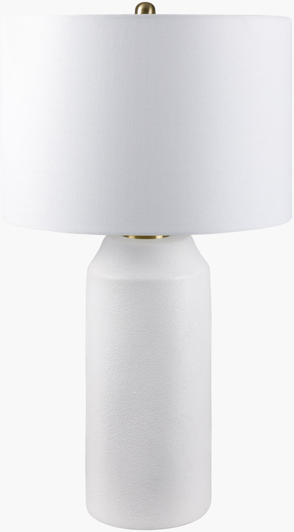 Eclat 30" Ceramic Table Lamp, Washed White