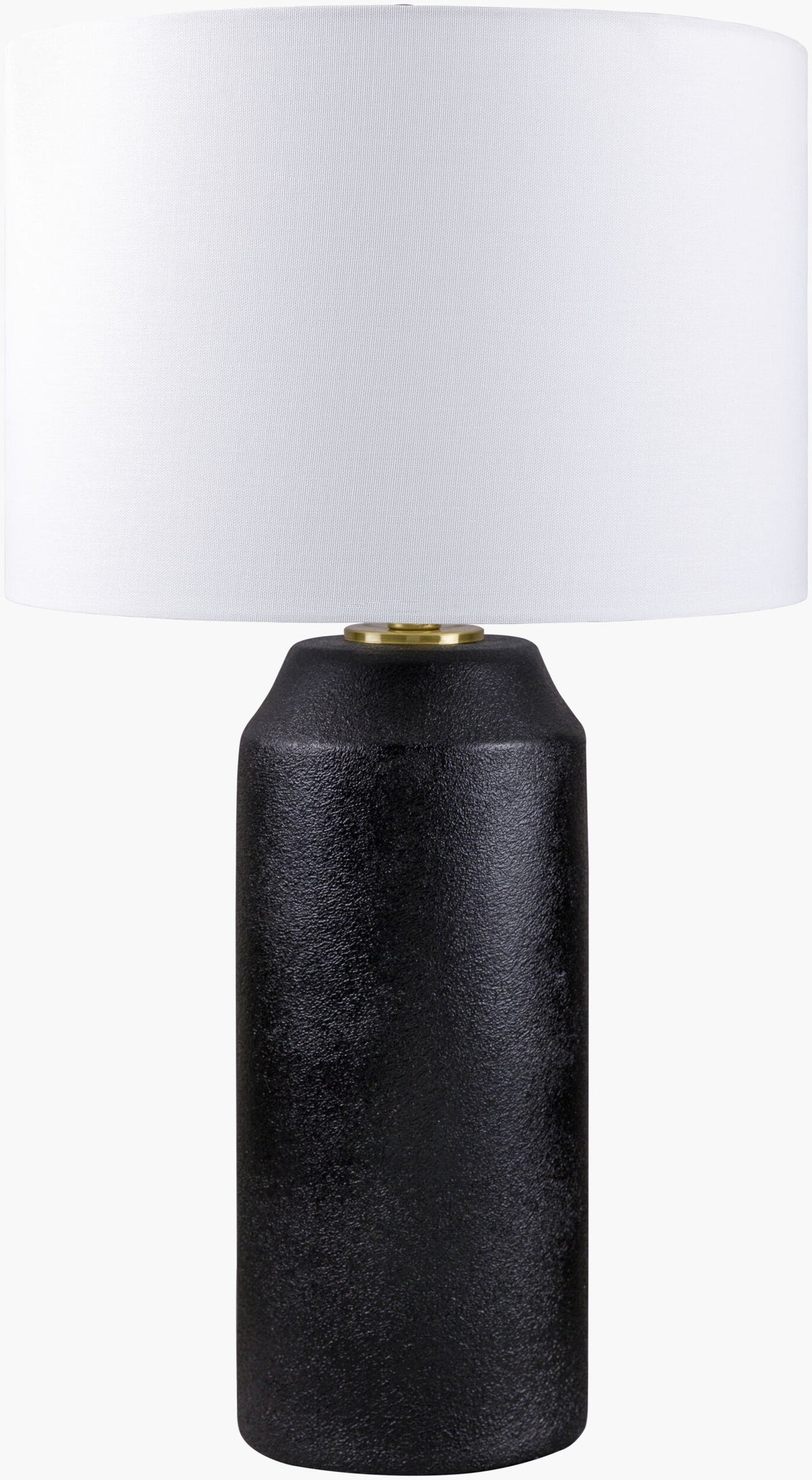 Eclat 30" Ceramic Table Lamp, Colored Black