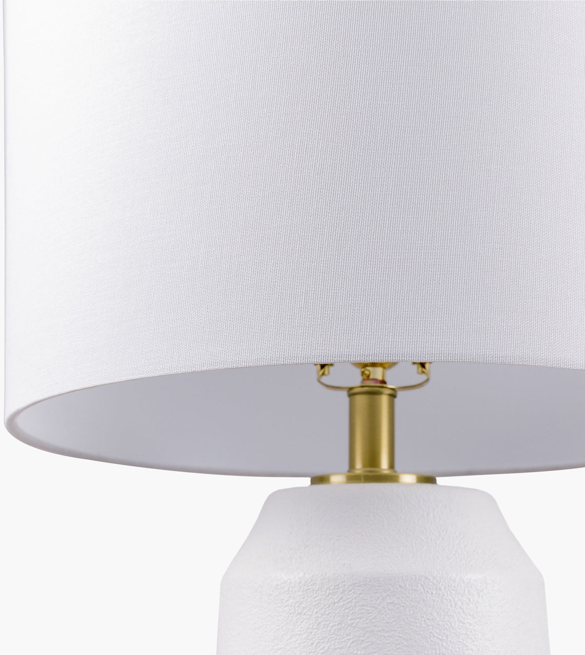 Eclat 30" Ceramic Table Lamp, Washed White