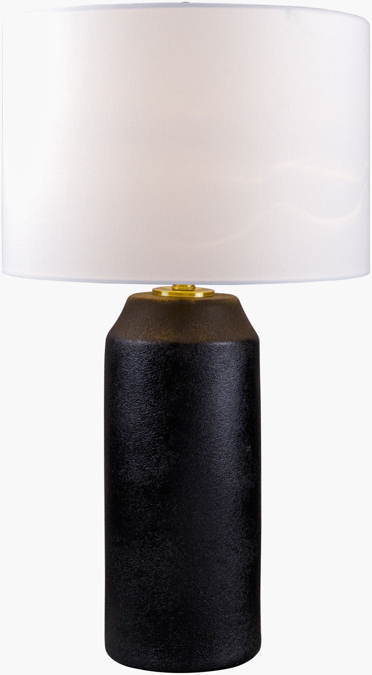 Eclat 30" Ceramic Table Lamp, Colored Black