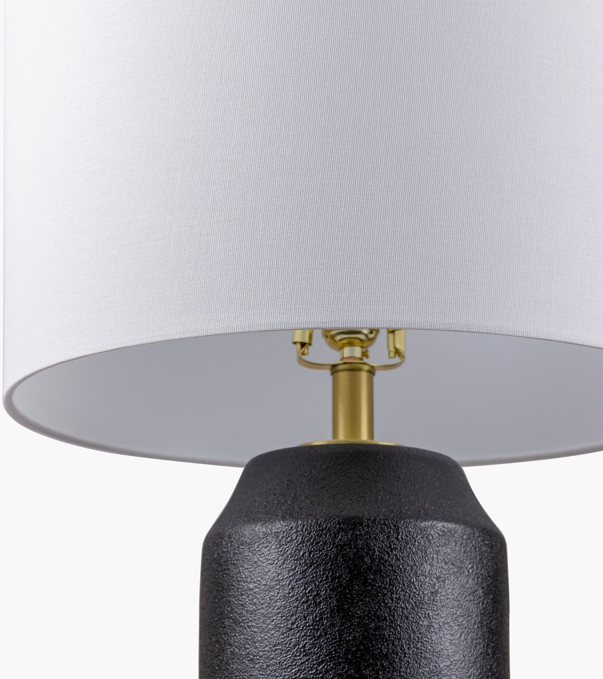 Eclat 30" Ceramic Table Lamp, Colored Black