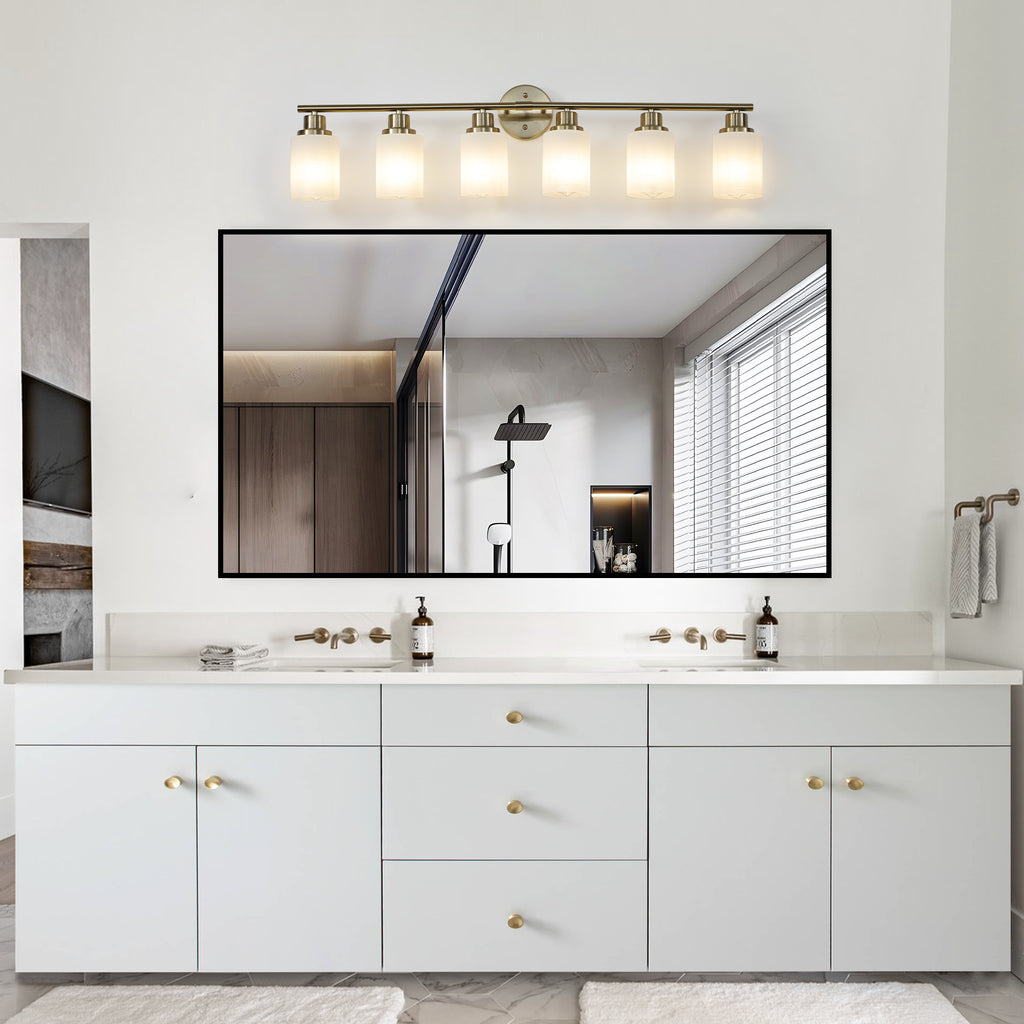 39" Modern 6-Light Vanity Wall Sconce Light Fixture