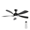 52 Inch Modern Ceiling Fan With 3 Color Dimmable 5 ABS
