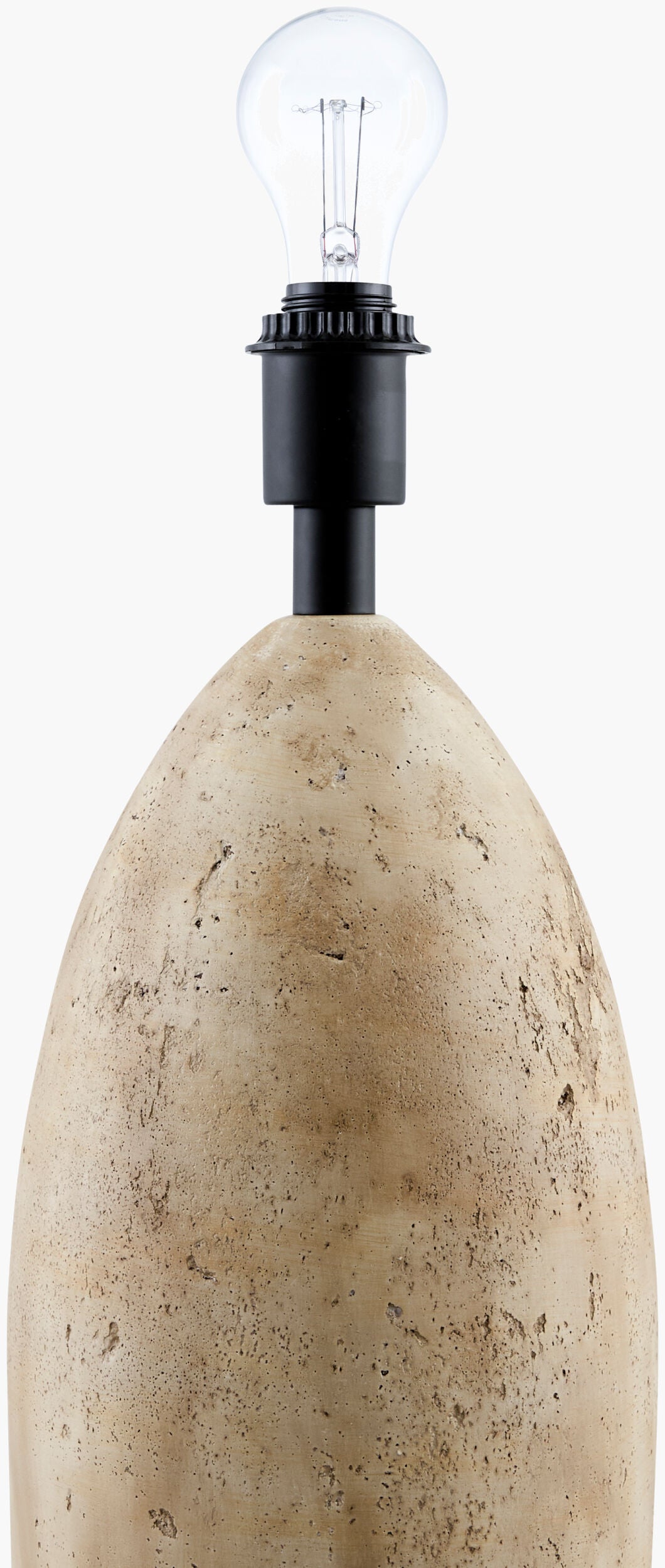 Egito 26" Concrete Table Lamp, Horn Finish Brown