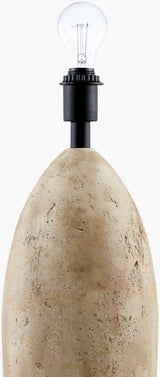Egito 26" Concrete Table Lamp, Horn Finish Brown