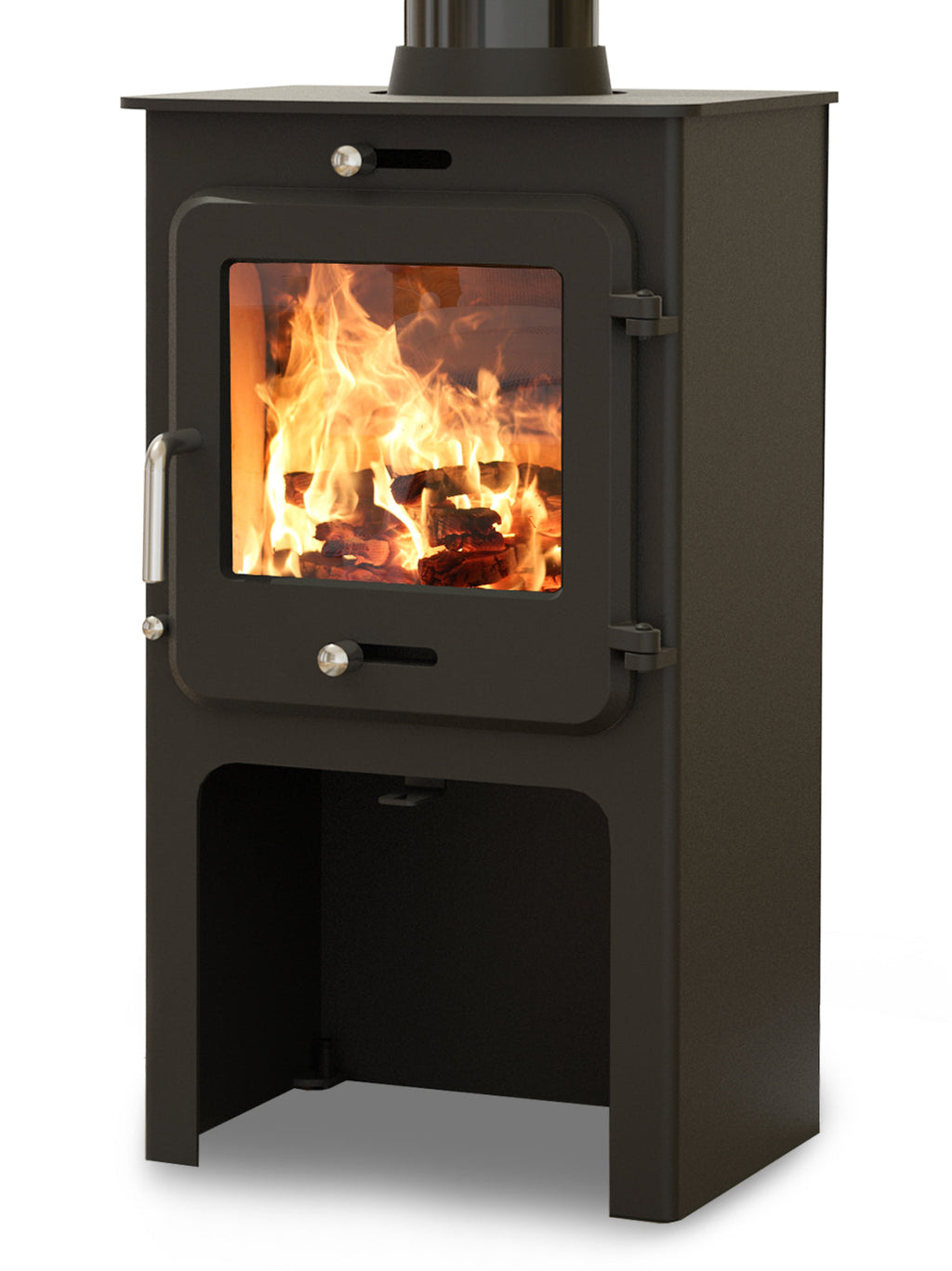 5kW Wood Burning Stove — Ekol Clarity 5 Log Burner, DEFRA Exempt
