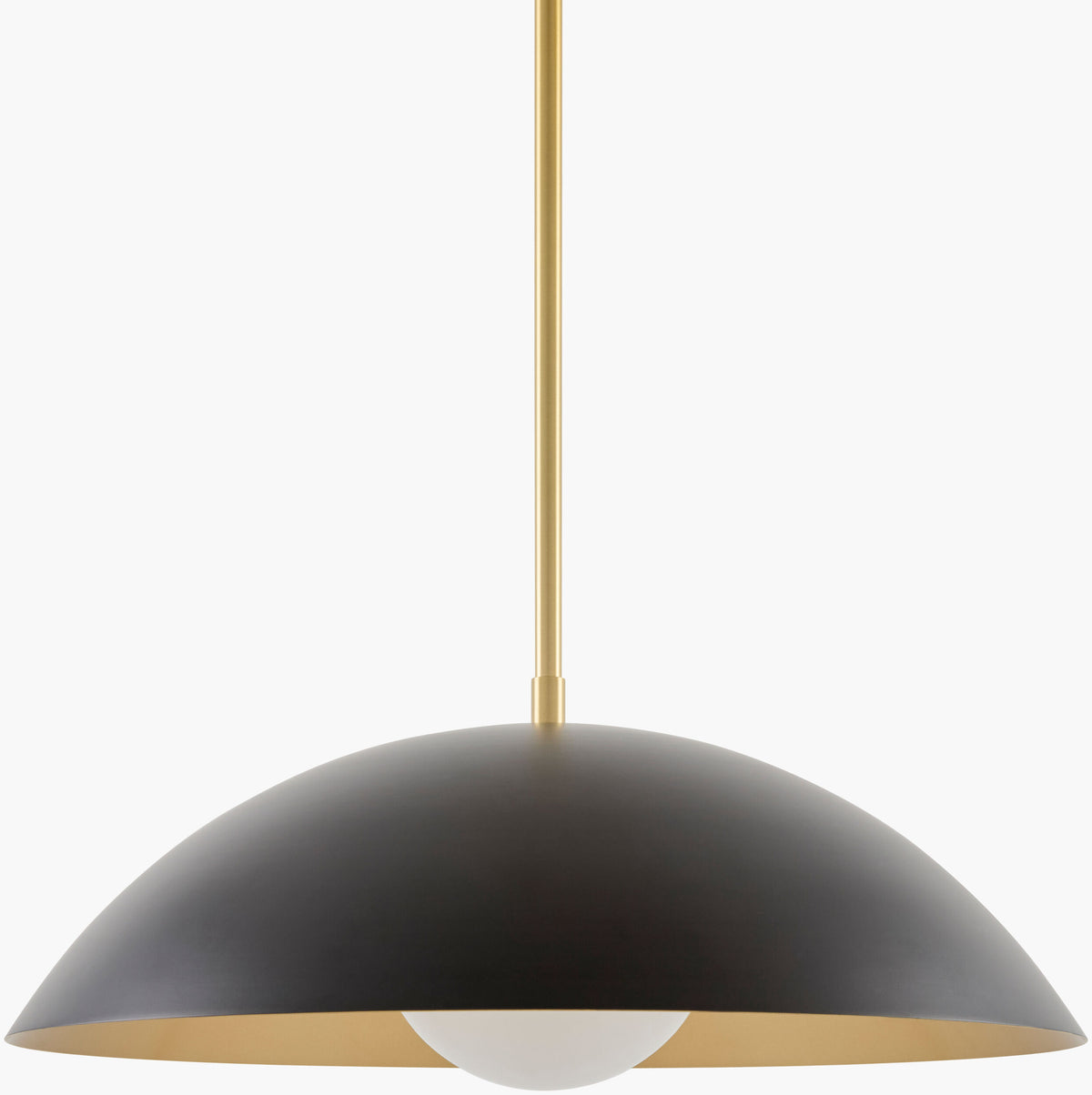 Eldra Iron Pendant Light, Metallic Metallic Brass