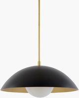 Eldra Iron Pendant Light, Metallic Metallic Brass (ELDR-002)