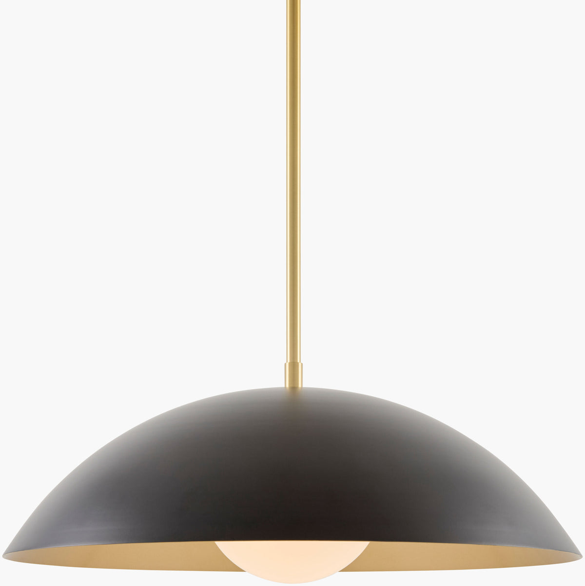 Eldra Iron Pendant Light, Metallic Metallic Brass