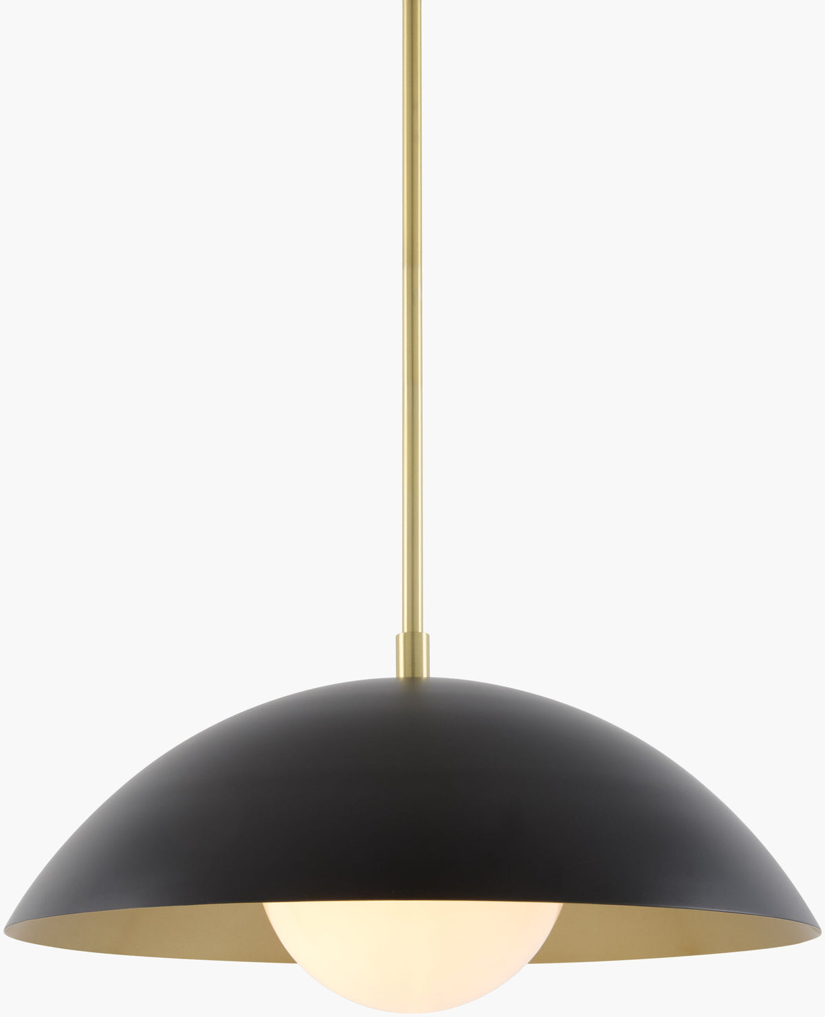 Eldra Iron Pendant Light, Metallic Metallic Brass (ELDR-002)