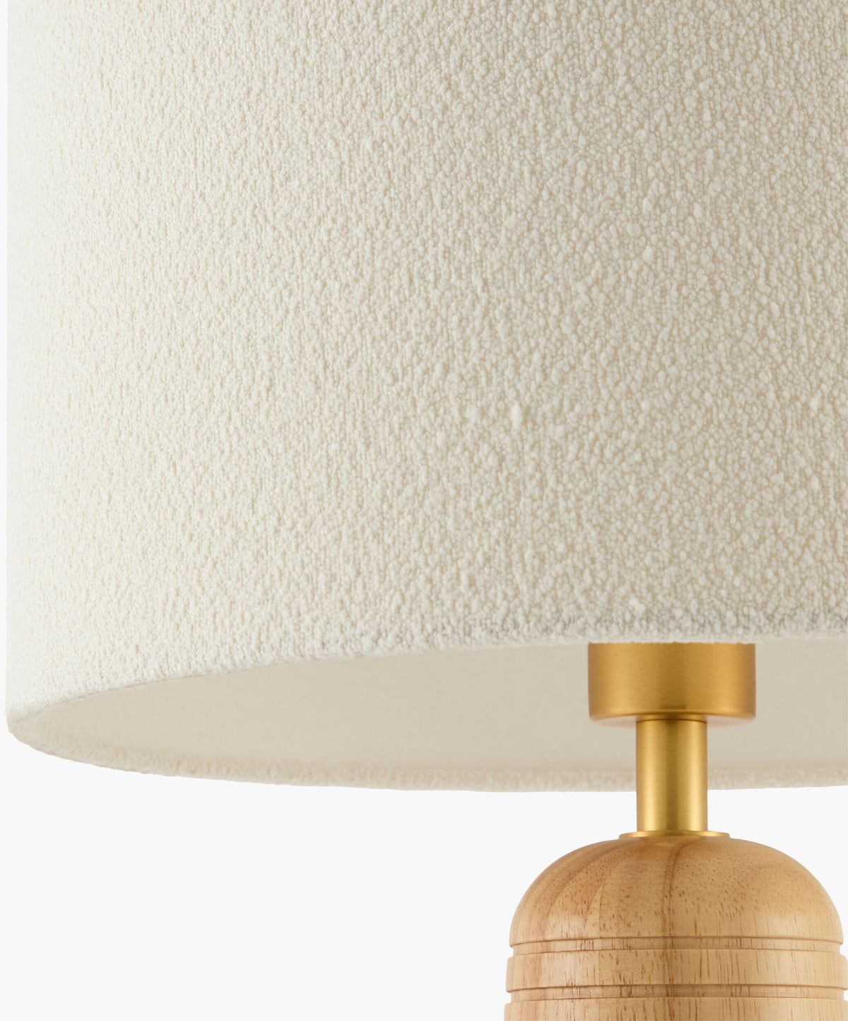 Elansi 23" Table Lamp, Natural Beige