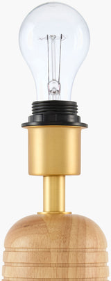 Elansi 23" Table Lamp, Natural Beige