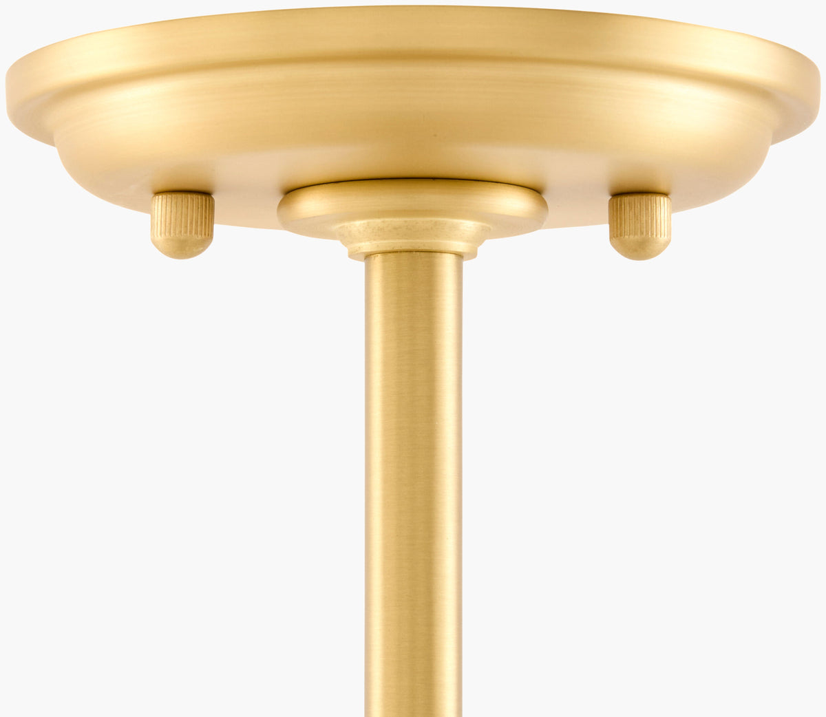 Elvessa Iron Pendant Light, Electroplated Metallic Brass