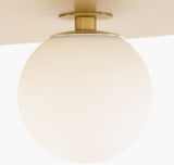 Elvessa Iron Pendant Light, Electroplated Metallic Brass
