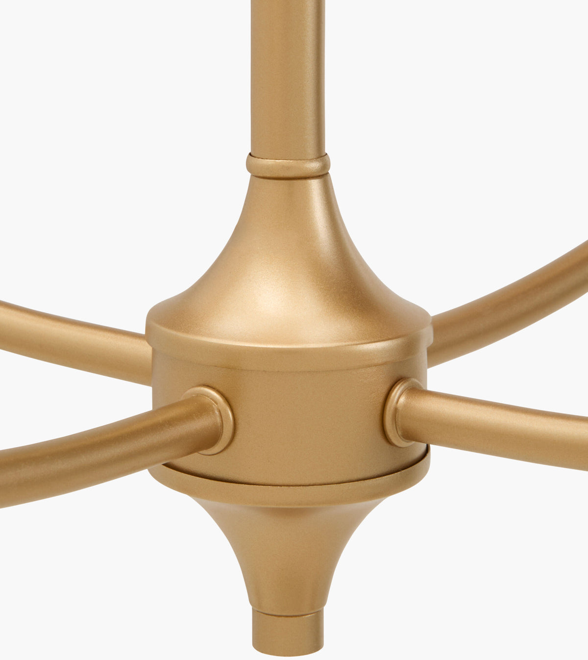 Elowra Iron Chandelier, Painted Gold