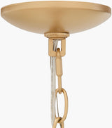 Elowra Iron Chandelier, Painted Gold