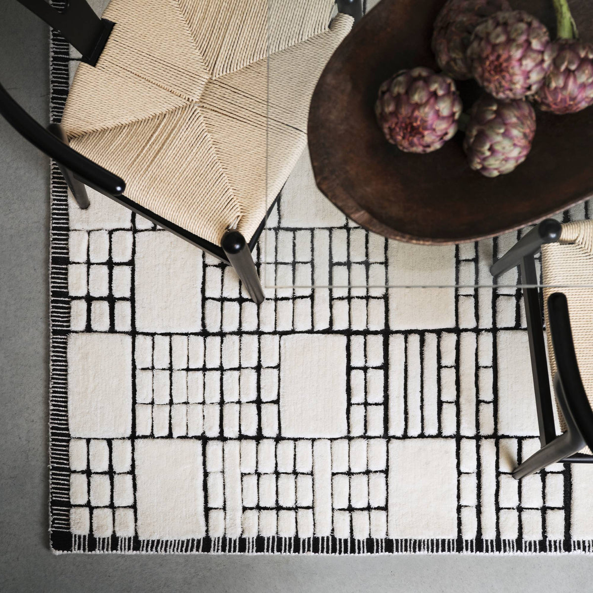 Empire Rug styled in a living room