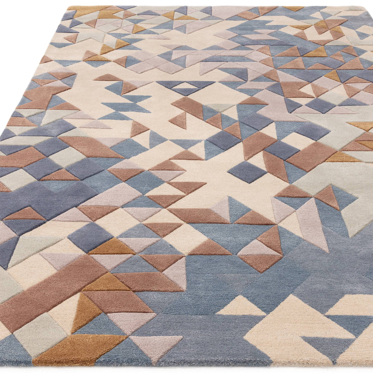 Enigma Rug styled in a living room