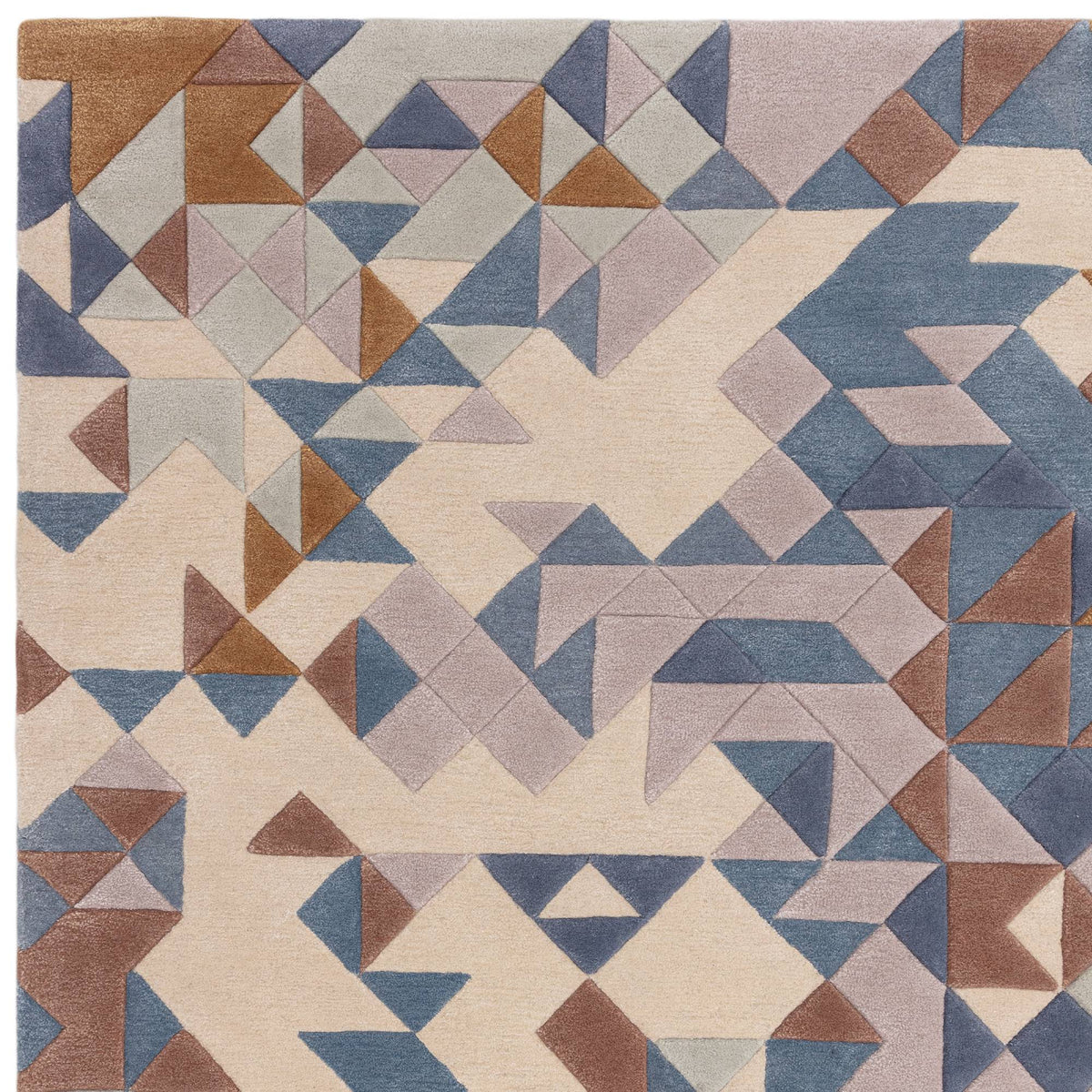 Enigma Rug styled in a living room