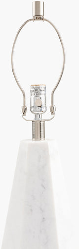Enliven 26" Marble Table Lamp, Natural White, Natural Gray