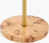 Enzoria 65" Iron Floor Lamp, Electroplated Metallic Brass (ENZR-002)