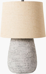 Emerson 22" Ceramic Table Lamp, Antiqued Gray