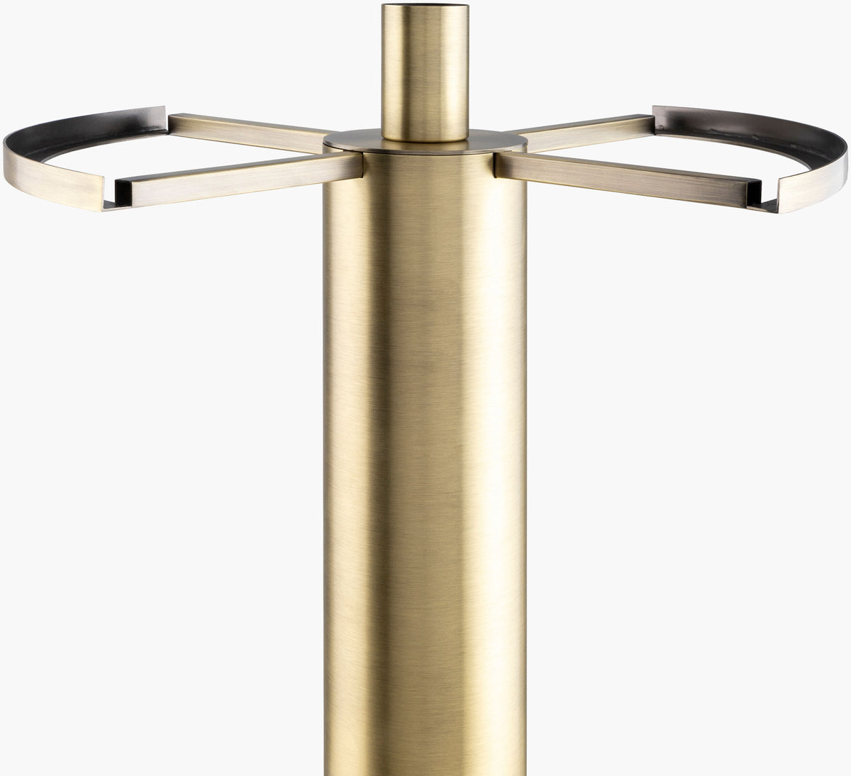 Etoile 23" Iron Table Lamp, Plated Metallic Brass