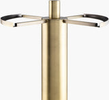 Etoile 23" Iron Table Lamp, Plated Metallic Brass
