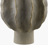 Eterne 30" Resin Table Lamp, Painted Light Gray