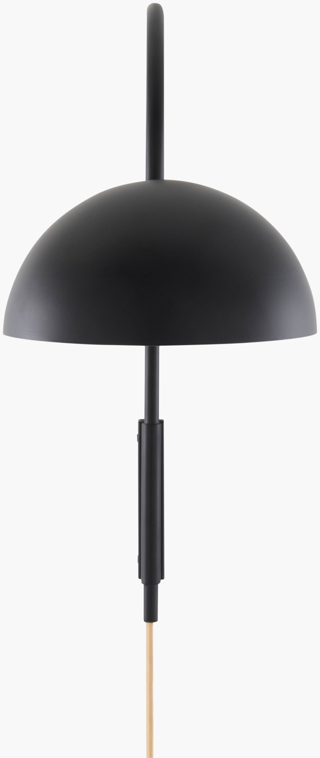 Ettore 19" Iron Wall Sconce, Painted Black