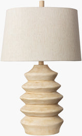 Arrietty 26" Resin Table Lamp, Painted Cream
