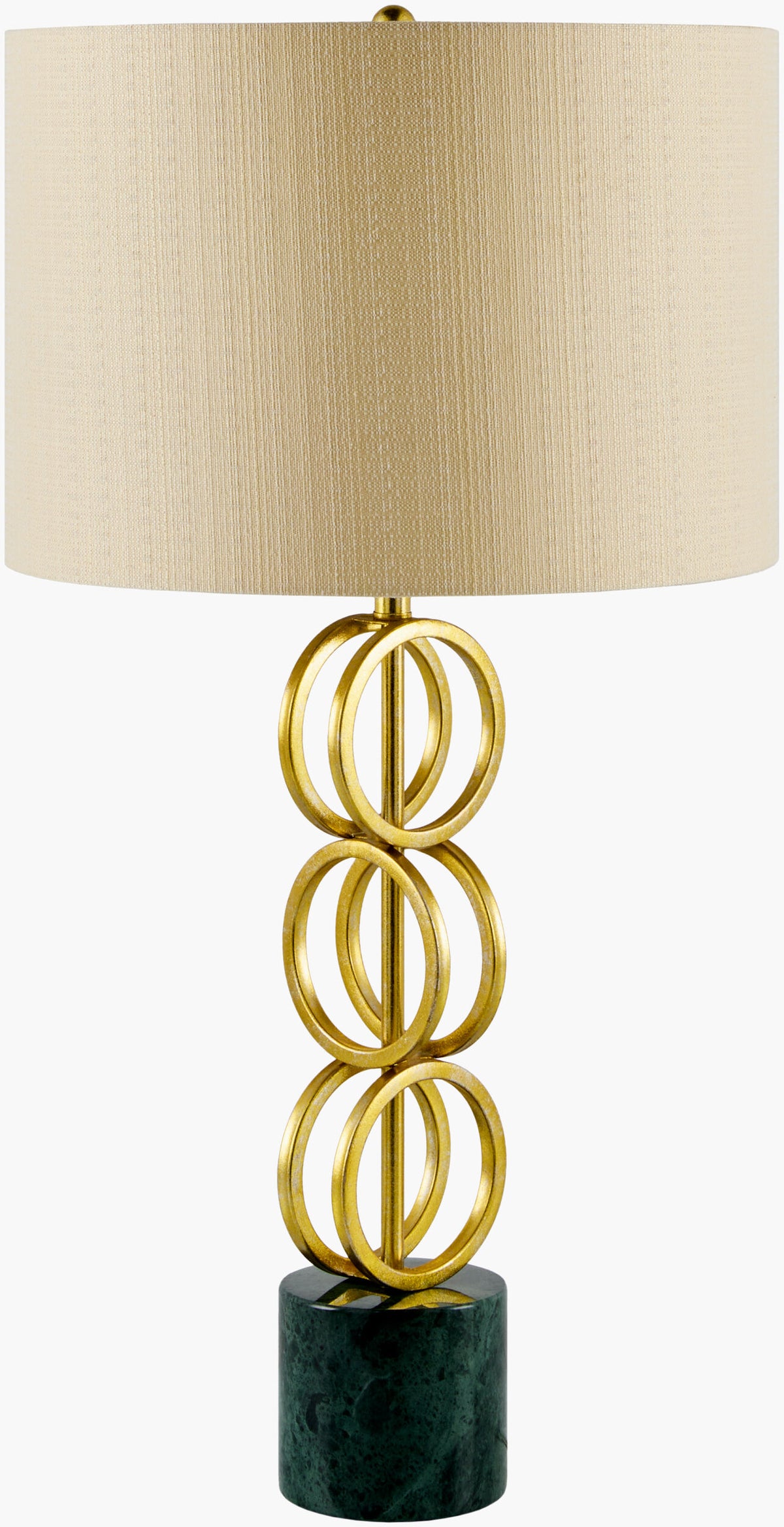 Evans 31" Iron Table Lamp, Painted Gold (EVN-105)