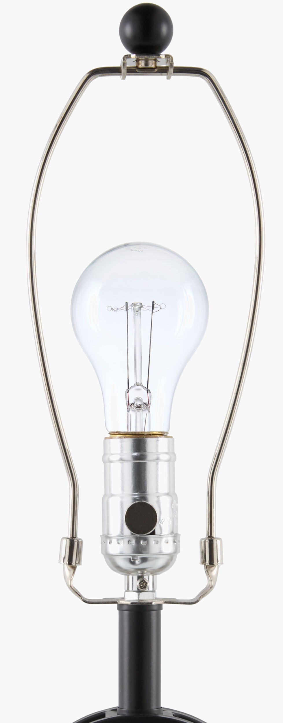 Evans 31" Iron Table Lamp, Painted Black
