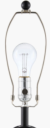 Evans 31" Iron Table Lamp, Painted Black