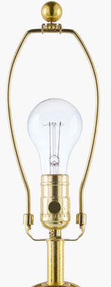 Evans 31" Iron Table Lamp, Painted Gold