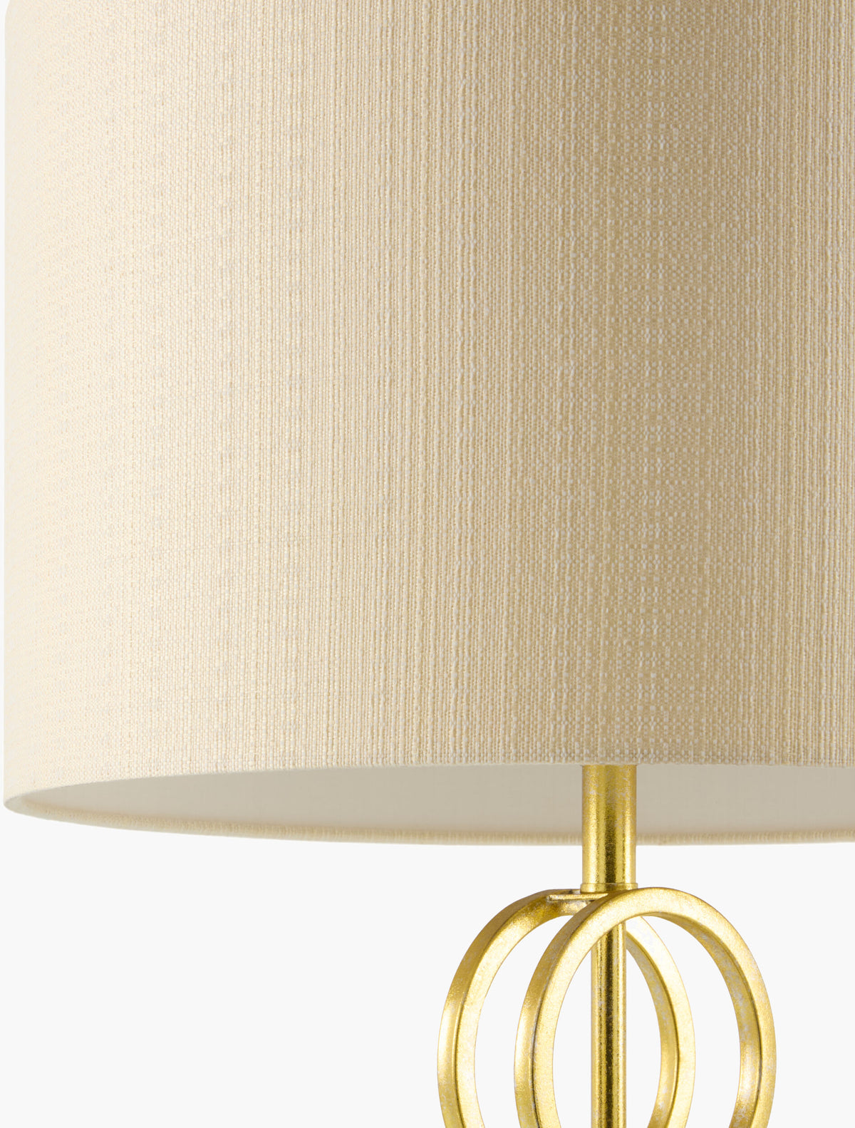 Evans 31" Iron Table Lamp, Painted Gold