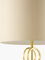 Evans 31" Iron Table Lamp, Painted Gold