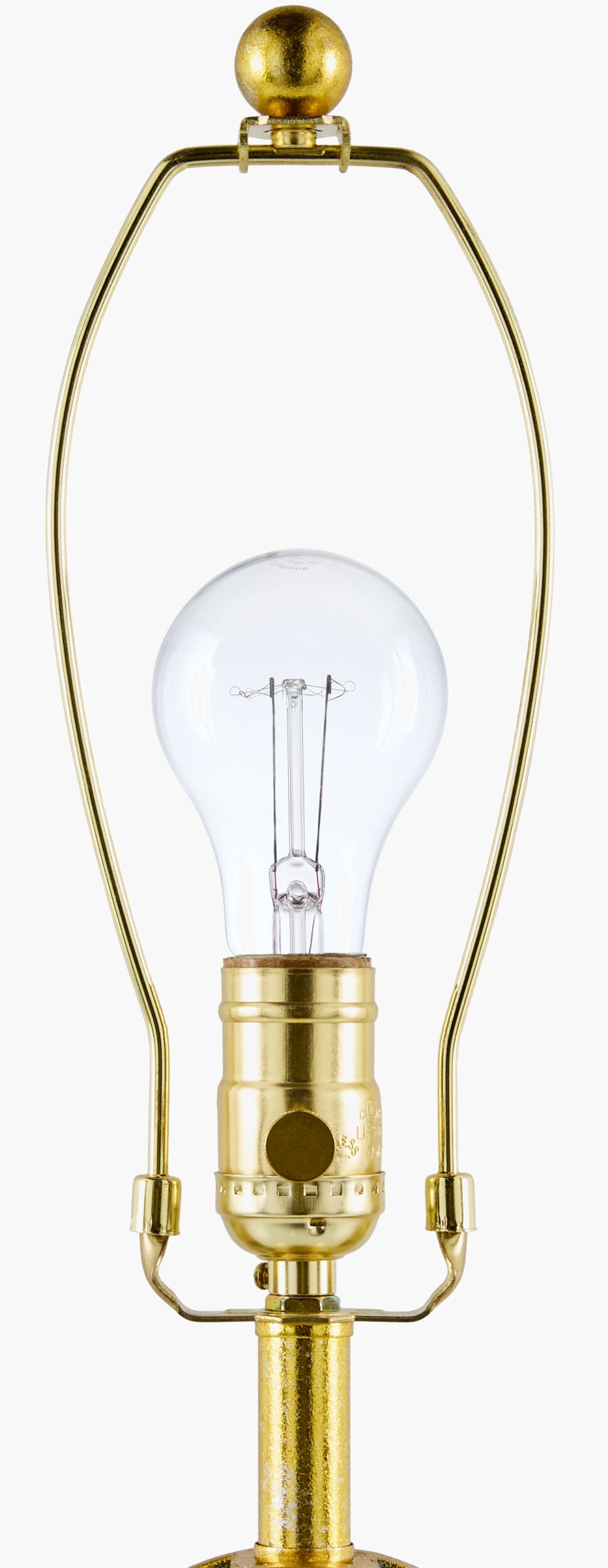 Evans 31" Iron Table Lamp, Painted Gold (EVN-105)
