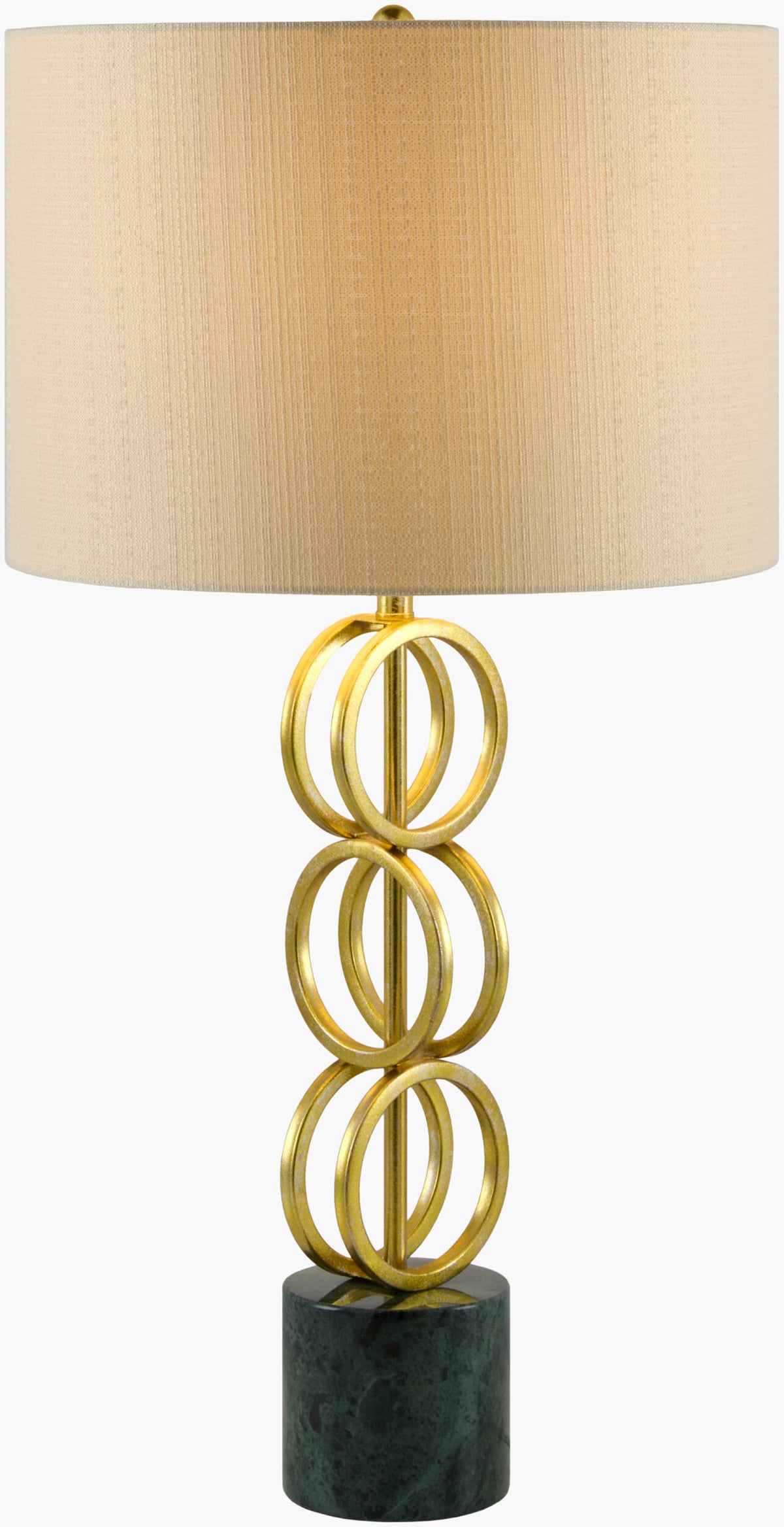 Evans 31" Iron Table Lamp, Painted Gold (EVN-105)