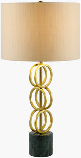 Evans 31" Iron Table Lamp, Painted Gold (EVN-105)