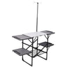 Folding Camping Kitchen Table - Portable Light Fixture