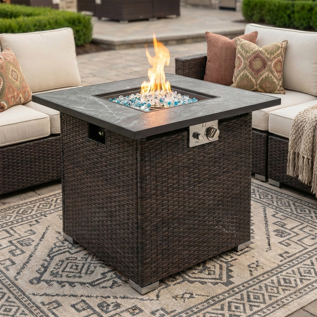 30" Propane Gas Fire Pit Table
