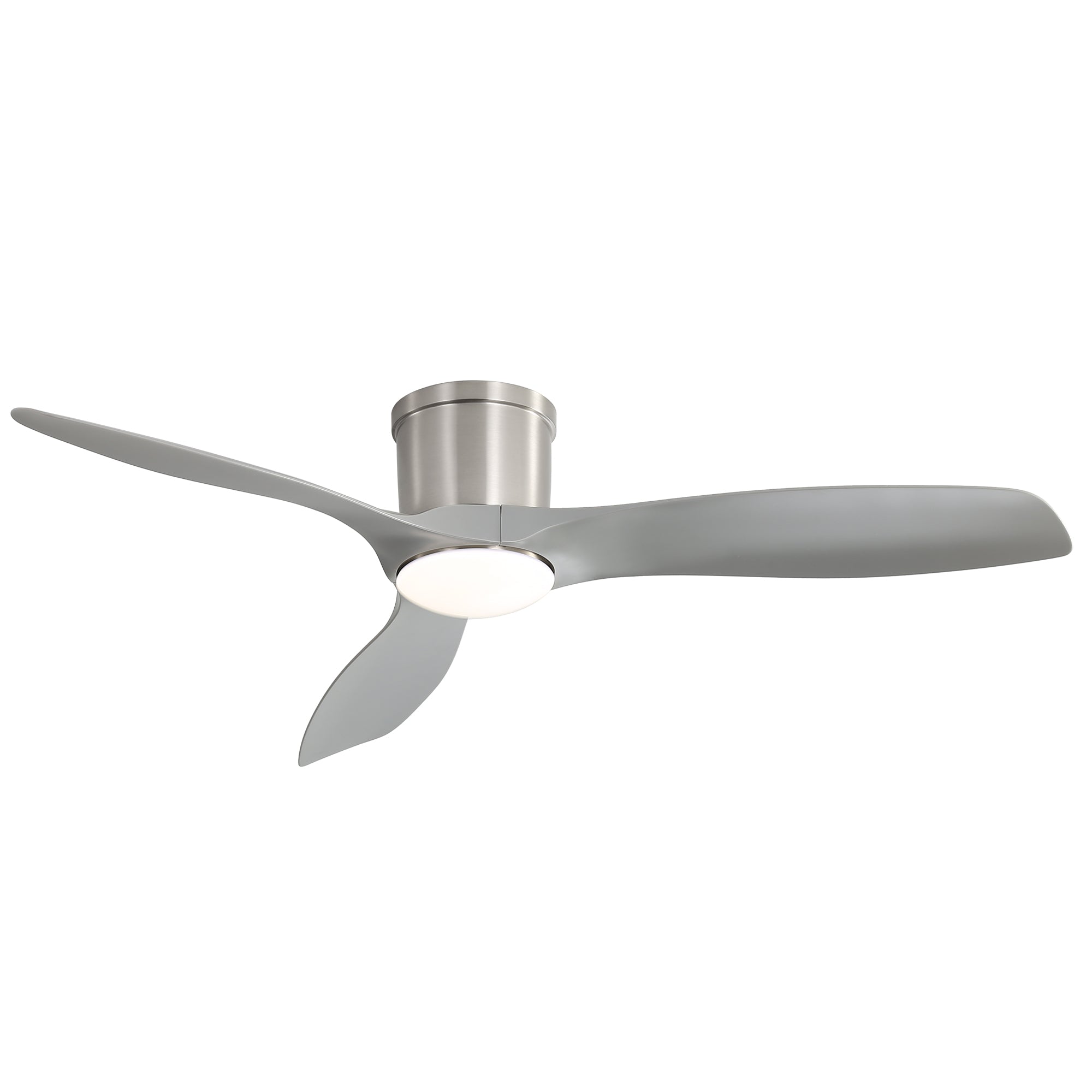 52 Inch Flush Mount Ceiling Fan with Dimmable Led Light 3