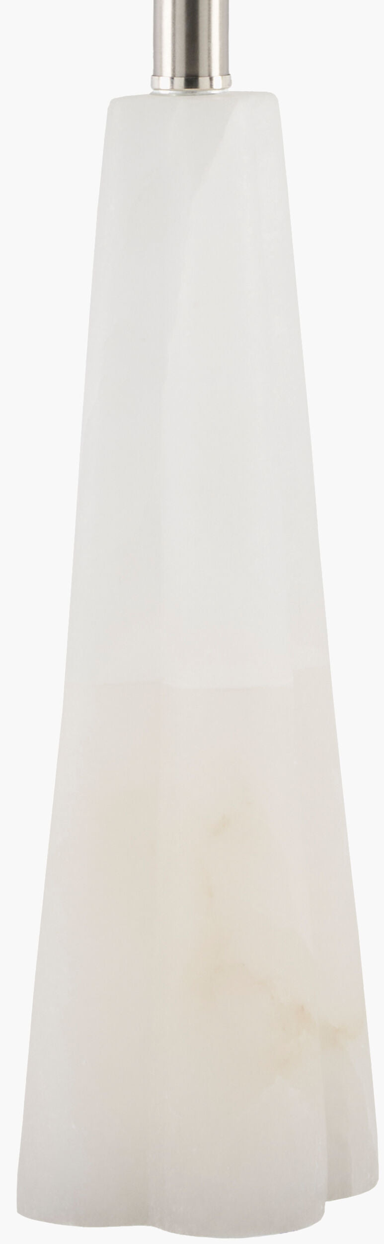 Falaise 26" Alabaster Table Lamp, Burnished Cream