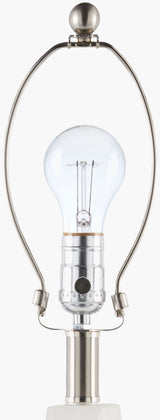 Falaise 26" Alabaster Table Lamp, Burnished Cream