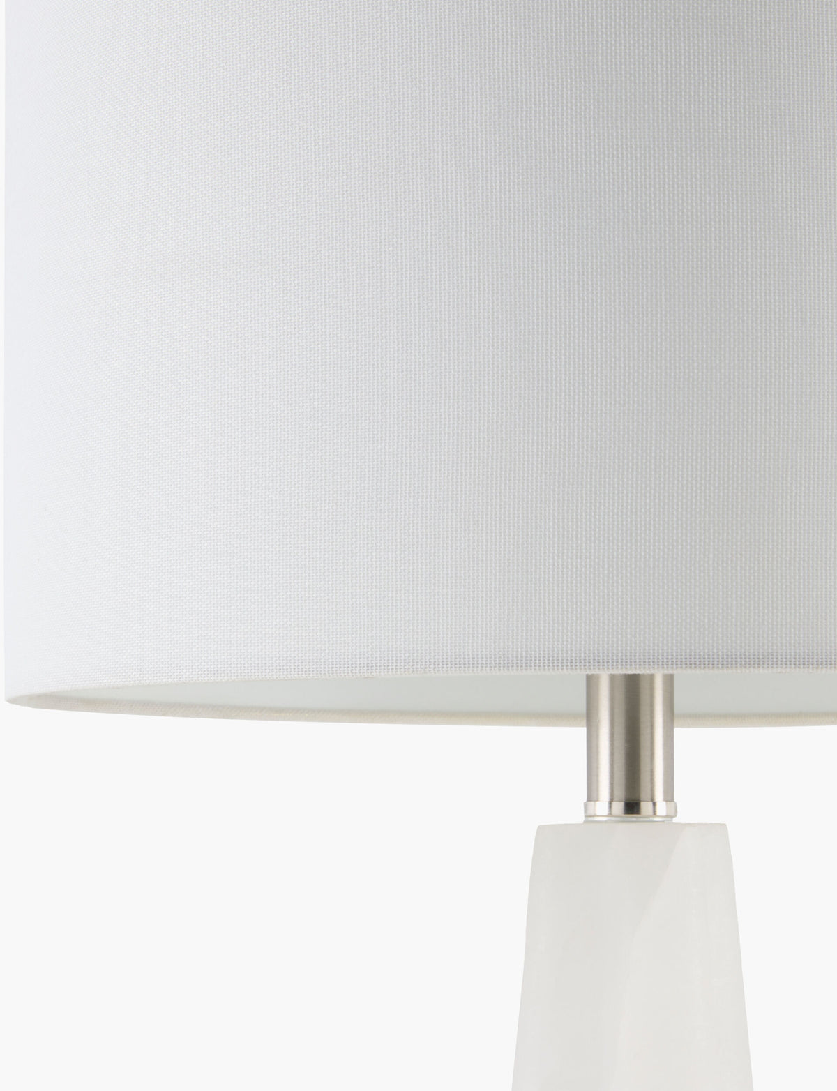 Falaise 26" Alabaster Table Lamp, Burnished Cream