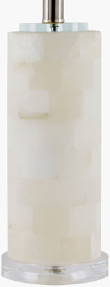 Falaise 24" Alabaster Table Lamp, Burnished Cream