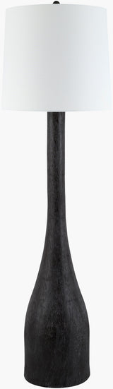 Fonce 68" Resin Floor Lamp, Painted Black (FCE-002)
